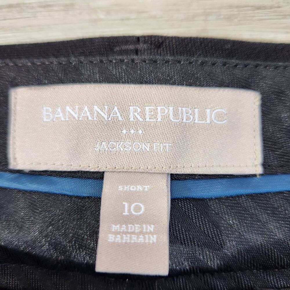 Banana Republic Black Jackson Fit Pants Trousers Career Wear Women's Size 10 - Picture 3 of 12